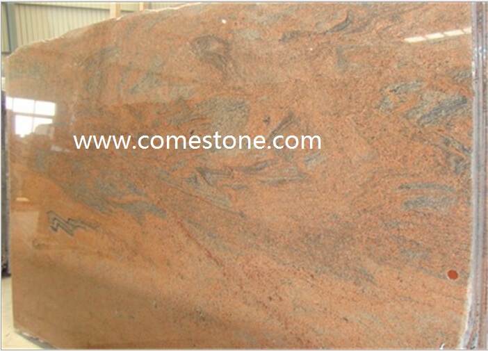 Multicolor Red Granite Slab