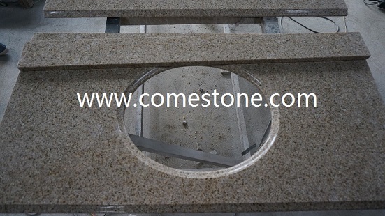 G682 Sunset Golden Granite Vanity Tops