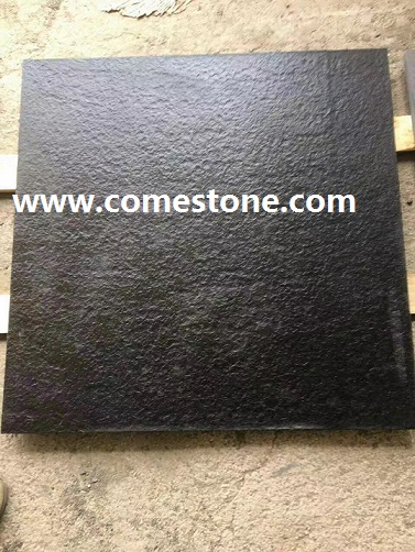 Mongolia Black Flamed  Basalt